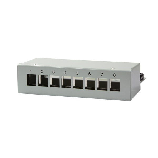 Logilink NK4051 Asztali keystone panel 8 keystone modulhoz, árnyékolt
