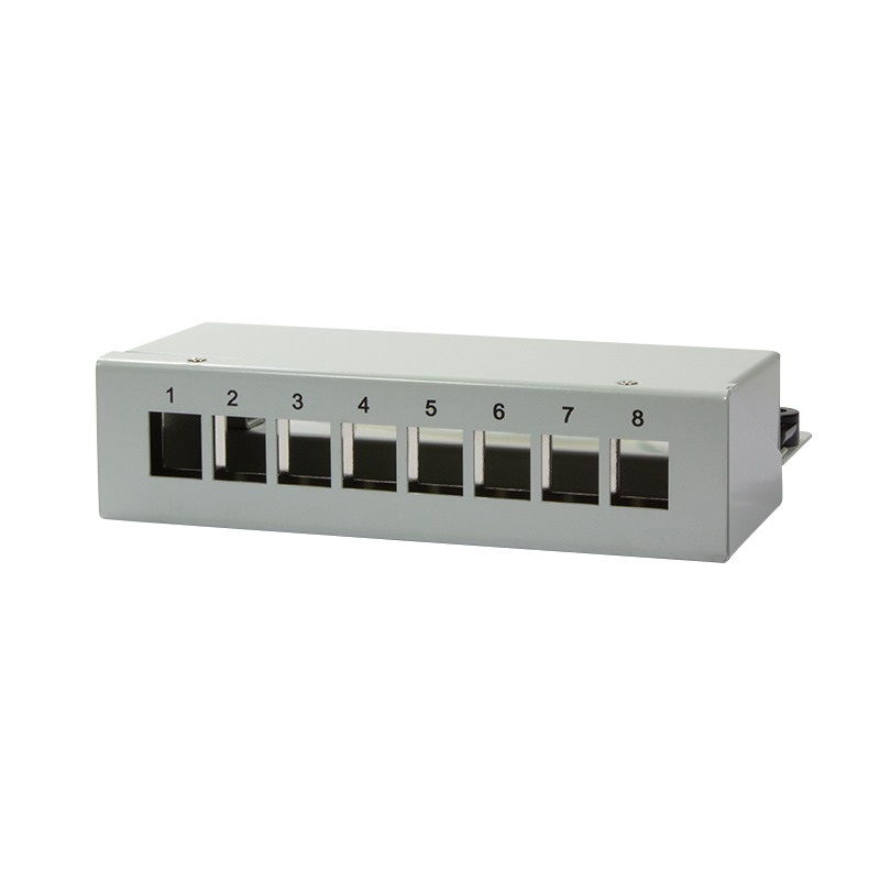 Logilink NK4051 Asztali keystone panel 8 keystone modulhoz, árnyékolt