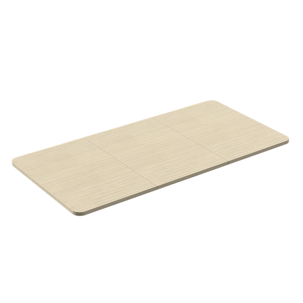 Logilink EO0040 Asztallap, 3 részből álló, 1200x600mm, természetes fa