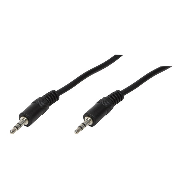 Logilink CA1048 Audiokábel, 3,5 mm-es 3-Pin/M   3,5 mm-es 3-Pin/M, 0,2 m