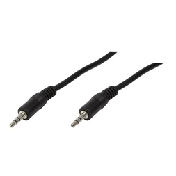 Logilink CA1048 Audiokábel, 3,5 mm-es 3-Pin/M   3,5 mm-es 3-Pin/M, 0,2 m