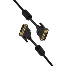 Logilink CD0001 DVI kábel, DVI-D/M - DVI-D/M, 1080p, 2x ferrit, 2 m