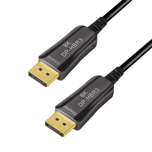 Logilink CDF0100 DisplayPort kábel, DP/M-DP/M, 8K/60 Hz, AOC, 15 m