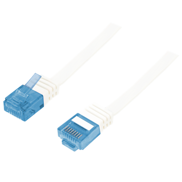 Logilink CP0132 lapos Patch kábel CAT5e 0,25M fehér