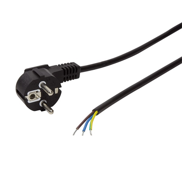 Logilink CP135 1,5 m CEE 7/7 (90 ) nyitott véghez tápkábel