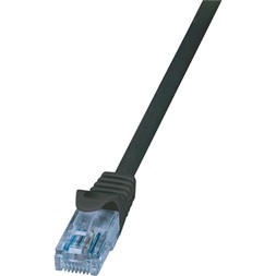 Logilink CP3063U Patch kábel Econline, Cat.6A, U/UTP, fekete, 3 m