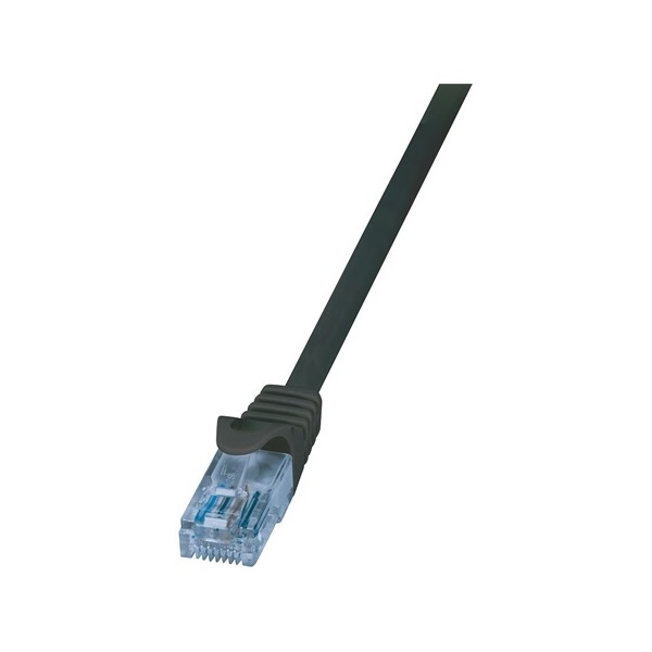 Logilink CP3083U Patch kábel Econline, Cat.6A, U/UTP, fekete, 7,5 m