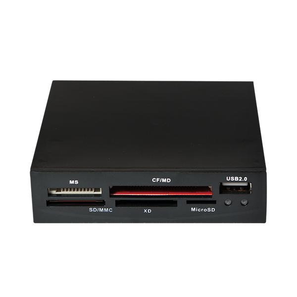 Logilink CR0012 3,5 kártyaolvasó USB 2.0-s minden az 1ben + USB port