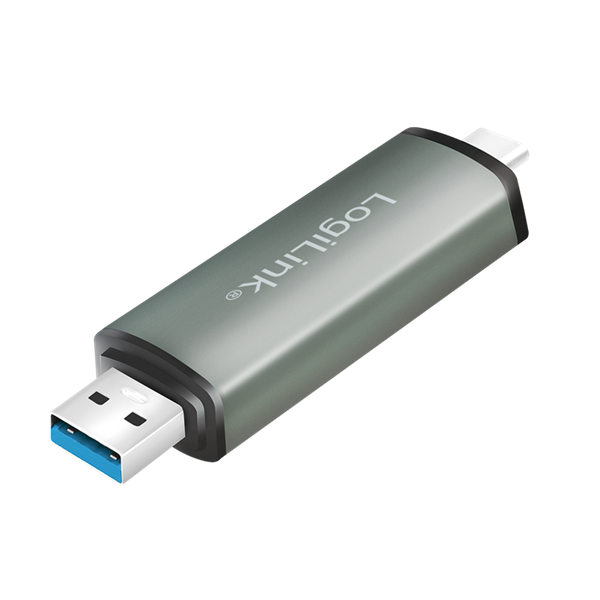 Logilink CR0043 USB 3.2 Gen1 kártyaolvasó, SD és microSD kártyához, alumínium ház