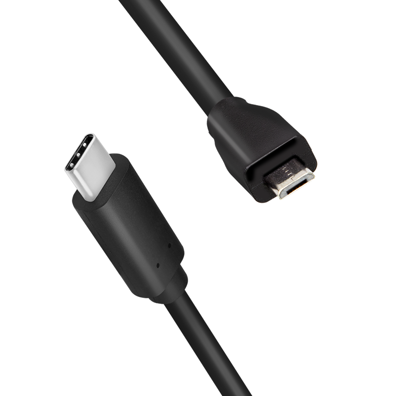Logilink CU0196 USB-C  adat és töltőkábel USB-C  apa és Micro USB apa között 0,5 m