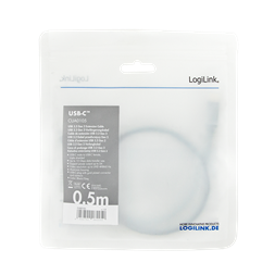 Logilink CUA0105 50cm USB 3.2 Gen2 Type-C apa - anya kábel