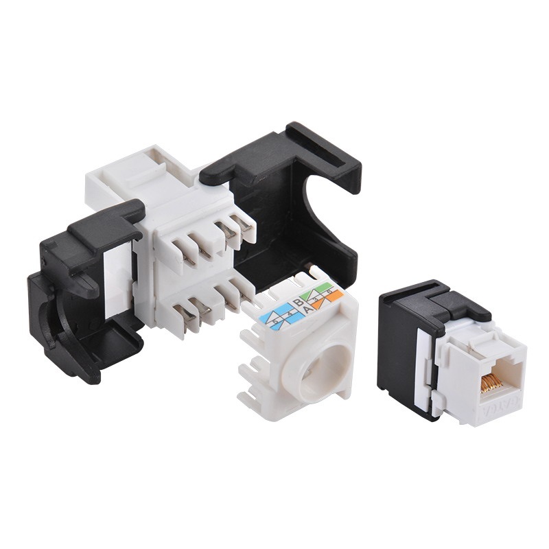 Logilink NK4007 Cat.6 Keystone Jack UTP, 180 -os, 17,1 mm széles