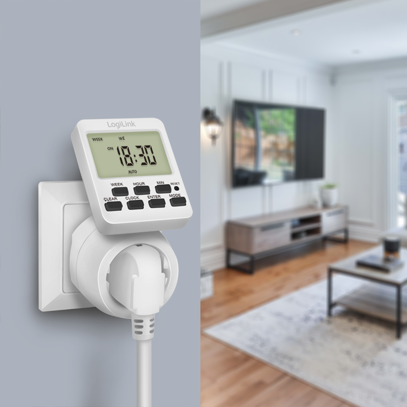 Logilink ET0014 digitális időzítő forgatható kijelzővel