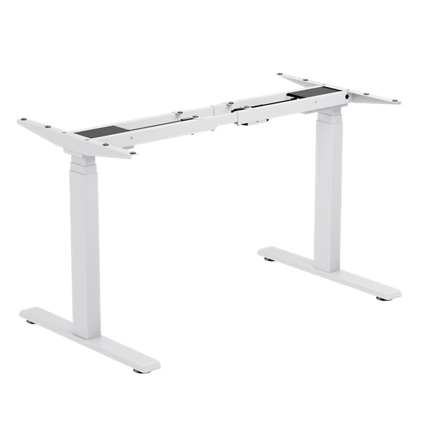 Logilink EO0051W Elektromosan állítható asztalkeret, 3-szoros teleszkópos lábak, 2 motor, fehér