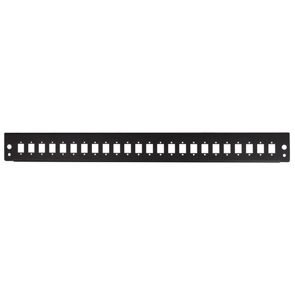 Logilink FB2401B Előlap 24 x LC-Duplex vagy SC-Simplex üvegszálas patch panelhez, fekete