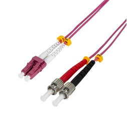 Logilink FP4LT20 Fibre Patch kábel OM4 LC-ST 20m Duplex