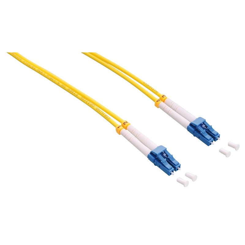 Logilink FP0LC15 Fiber duplex patch kábel, OS2, 9/125 , LC-LC, sárga, 15 m