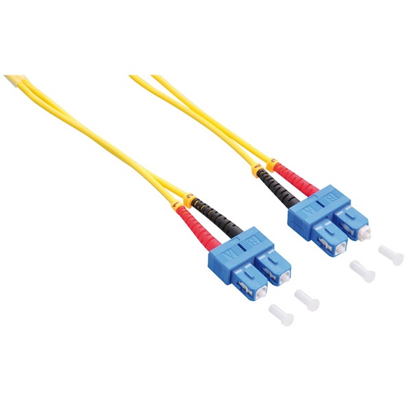 Logilink FP0SC05 Fiber duplex patch kábel, OS2, 9/125 , LC-SC, sárga, 5 m