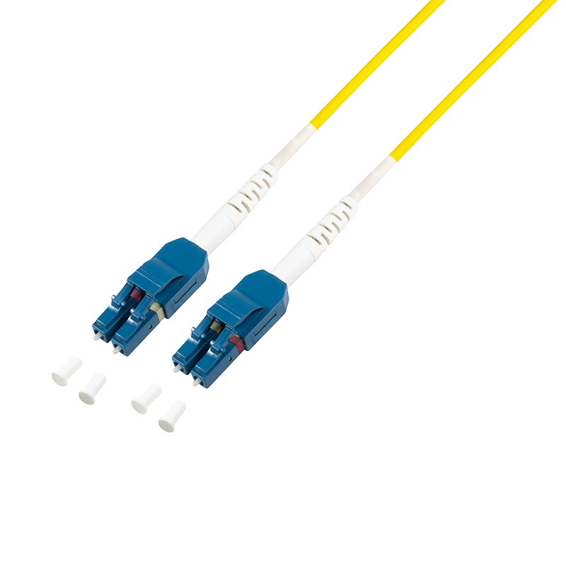 Logilink FP0UB01 Fiber duplex patch kábel, OS2, 9/125 , Uniboot LC-LC, sárga, 1 m