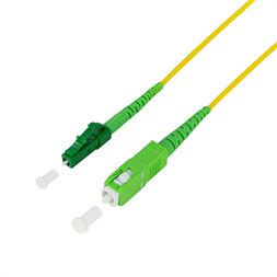 Logilink FPSLS01 Fiber szimplex patch kábel, OS2, SM G.657.A2, SC/APC-LC/APC, 1 m