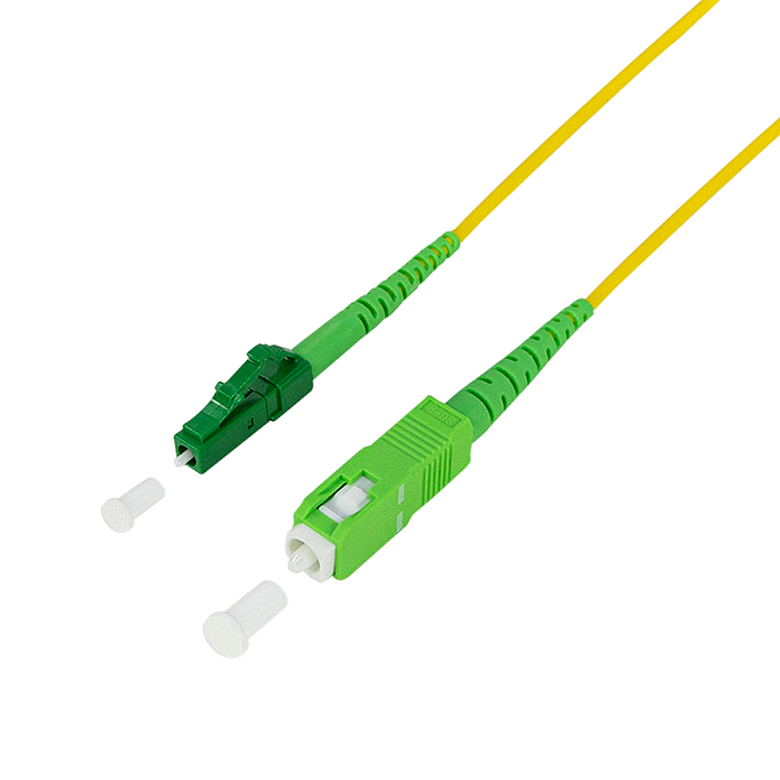 Logilink FPSLS20 Fiber szimplex patch kábel, OS2, SM G.657.A2, SC/APC-LC/APC, 20 m