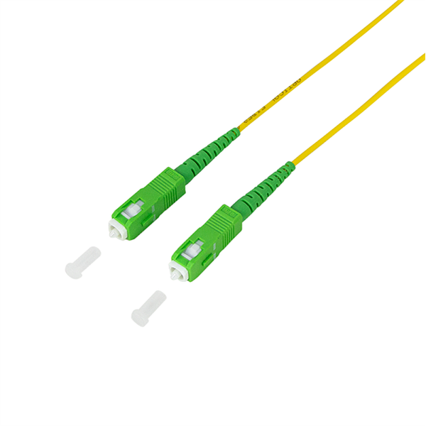 Logilink FPSSC02 Fiber szimplex patch kábel, OS2, SM G.657.A2, SC/APC-SC/APC, 2 m