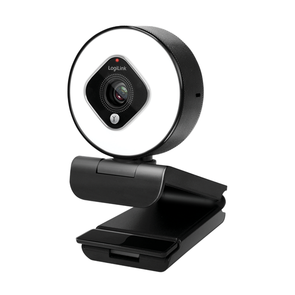 Logilink UA0384 Full HD USB webkamera, 76 , kettős mikrofon, autofókusz, állvány