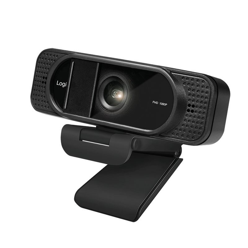 Logilink UA0381 Full HD webkamera, 96 , kettős mikrofon, védőburkolat
