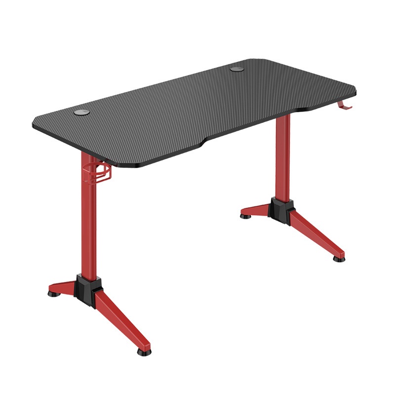 Logilink EO0042 Gaming Desk, 120x60 cm, RGB világítás, piros asztalkeret