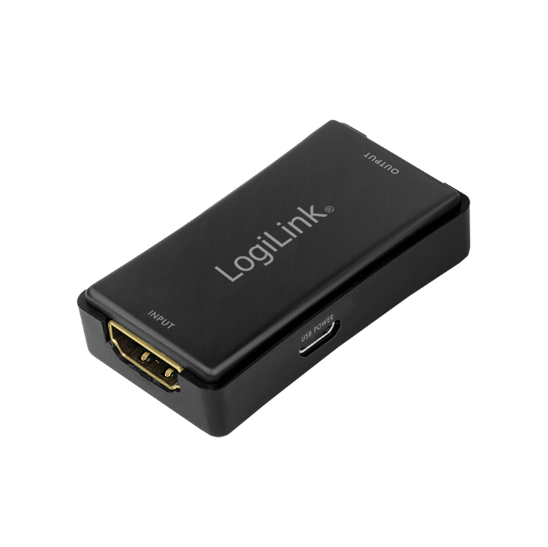 Logilink HD0014 HDMI átjátszó, 25 m, 4K/60 Hz, HDCP 2.2