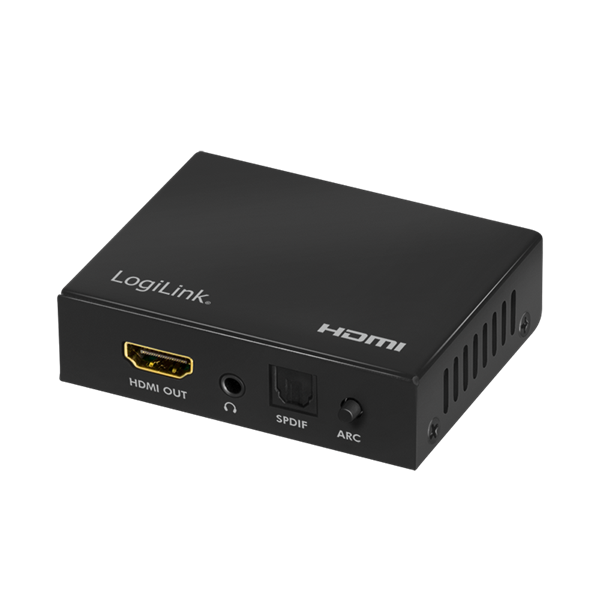 Logilink HD0055 HDMI audio kivonó, 2CH/5.1CH, SPDIF, 3.5 mm, 4K/60 Hz, HDR, CEC, ARC