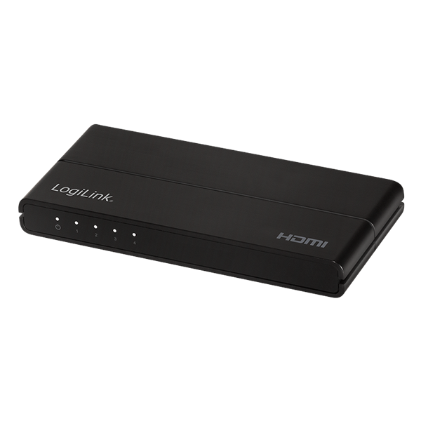 Logilink HD0037 HDMI elosztó 1x4 port, 4K/60 Hz, HDCP, HDR, CEC