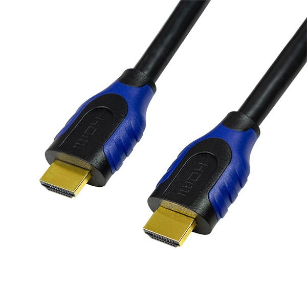 Logilink CH0062 HDMI-kábel, A/M-A/M, 4K/60 Hz, fekete/kék, 2 m