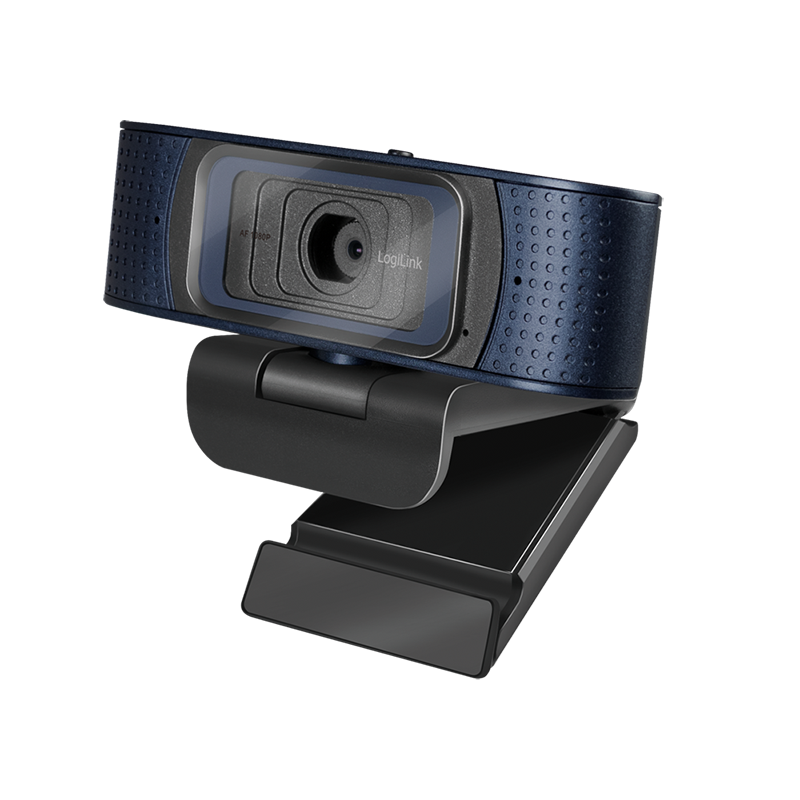 Logilink UA0379 HD USB webkamera Pro, 80 , kettős mikrofon, autofókusz, védőburkolat