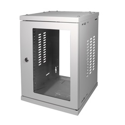 Logilink W09Z33G Hálózati szekrény / fali állvány 10", 8U, összeszerelt, szürke