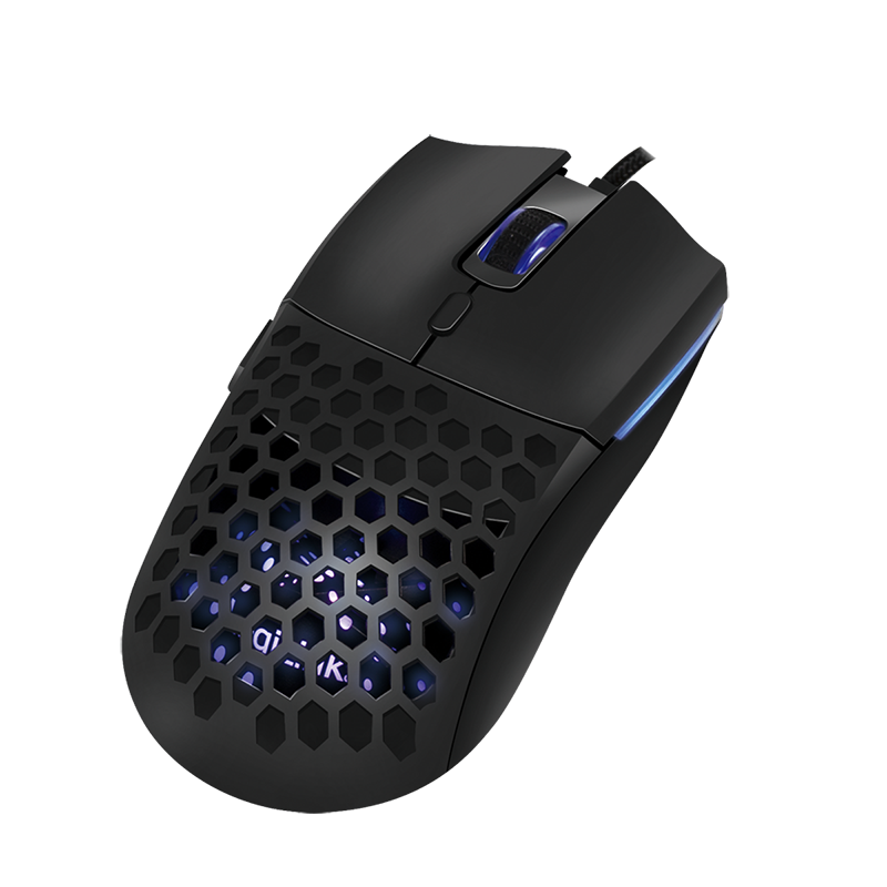 Logilink ID0208 USB játék egér, 800/1600/3200/6400 dpi, fekete