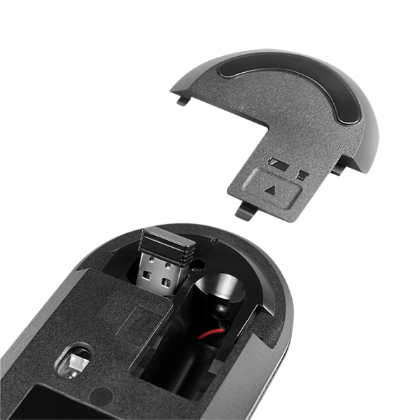 Logilink ID0210 vezeték nélküli egér, 2,4 GHz, USB-A dongle, fekete