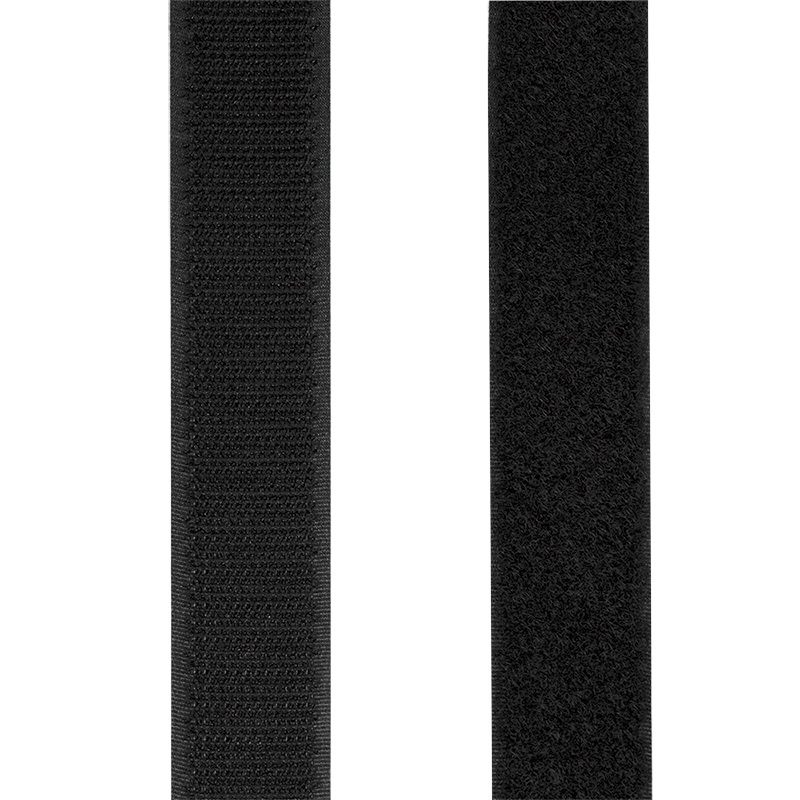 Logilink KAB0080 Öntapadó kábelszíj készlet, fekete, 25 mm széles, tekercs, 5 m