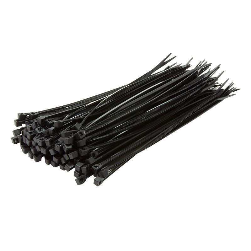Logilink KAB0001B Kábelkötegelő, PA66, 100 db, fekete