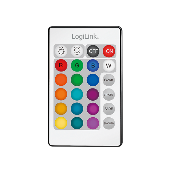 Logilink LED007 RGB LED szalagvilágítás, USB tápellátással, távirányítóval, 6W, 3m