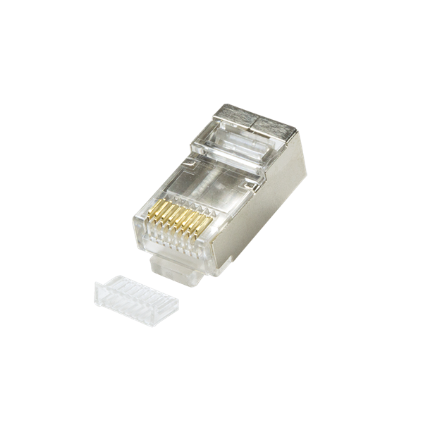 Logilink MP0004 CAT-5 Árnyékolt moduláris csatlakozó menet betéttel 100db
