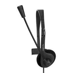 Logilink HS0054 Mono headset, 1x 3,5 mm-es fejhallgató-csatlakozó, mikrofon