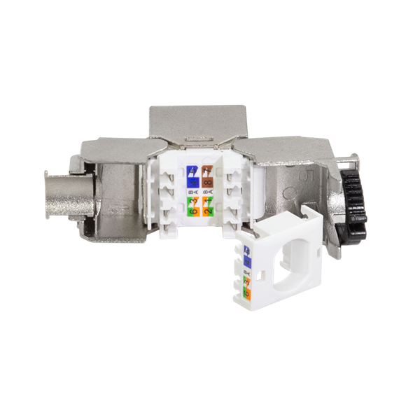 Logilink NK4064 Cat.6A árnyékolt Keystone emelő, 24 db-os készlet, szerszám nélkül