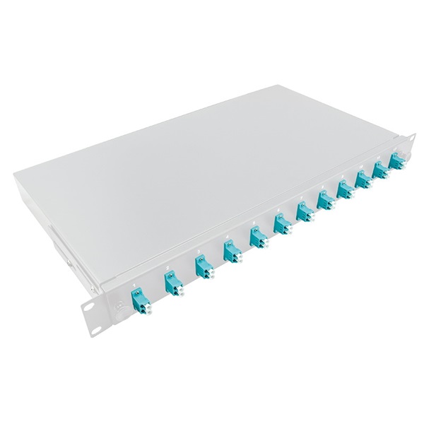 Logilink F12LC3G Optikai kábel elosztó 19" (ODF) LC-DX 12 P