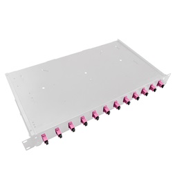 Logilink F12SS4G Optikai kábel elosztó, 19" (ODF) SC-SX 12 P