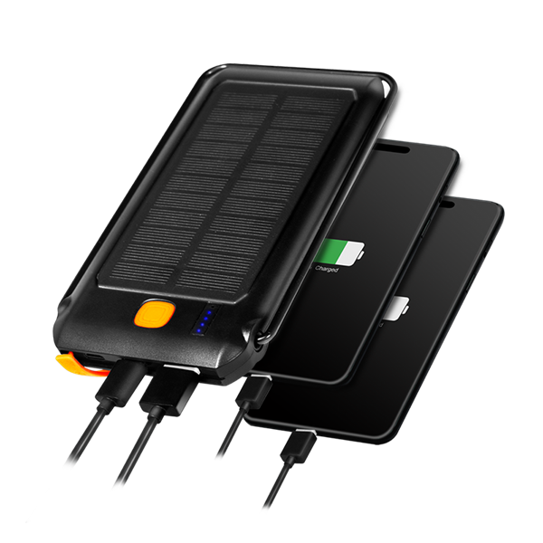 Logilink PA0273 Mobil Power Bank, LiPo, 10.000mAh, napelemes, PD 18W, fekete