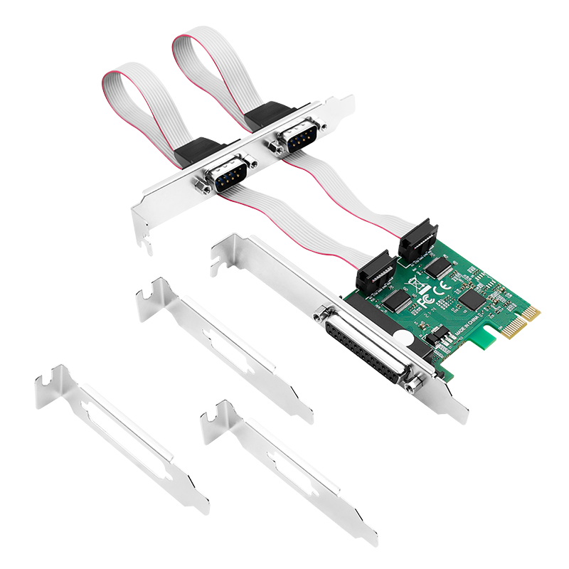 Logilink PC0033 PCI Express kártya, 2x soros és 1x párhuzamos