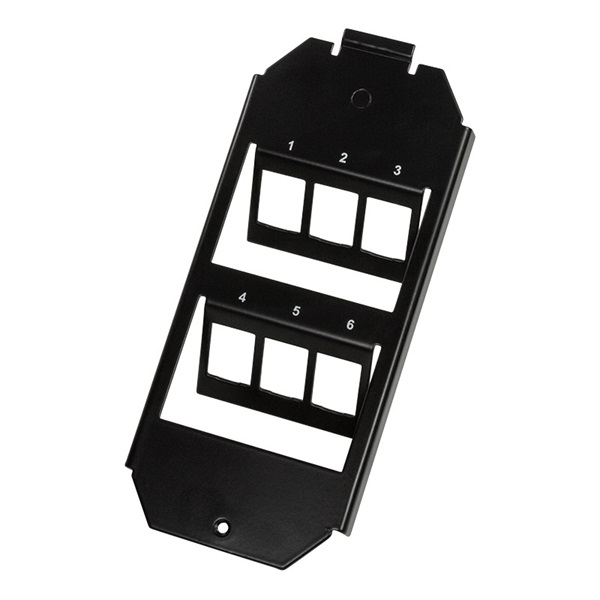 Logilink NK4060 Padlódoboz betét 2 x 3 keystone modulokhoz (165 mm-es rendszer)