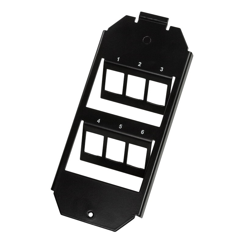 Logilink NK4060 Padlódoboz betét 2 x 3 keystone modulokhoz (165 mm-es rendszer)