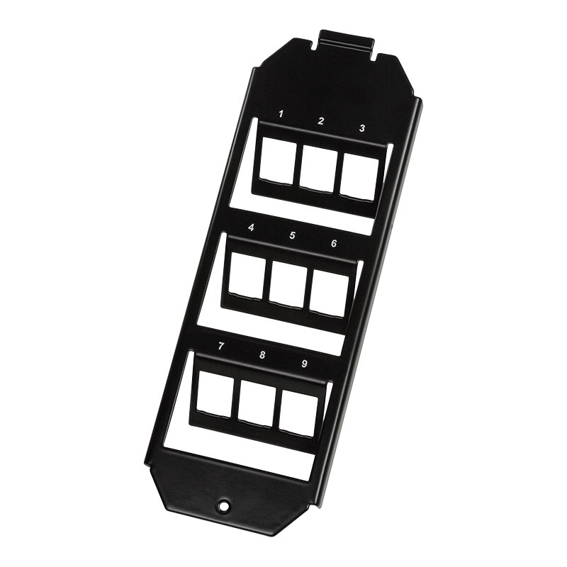 Logilink NK4061 Padlódoboz betét 3 x 3 keystone modulokhoz (210 mm-es rendszer)